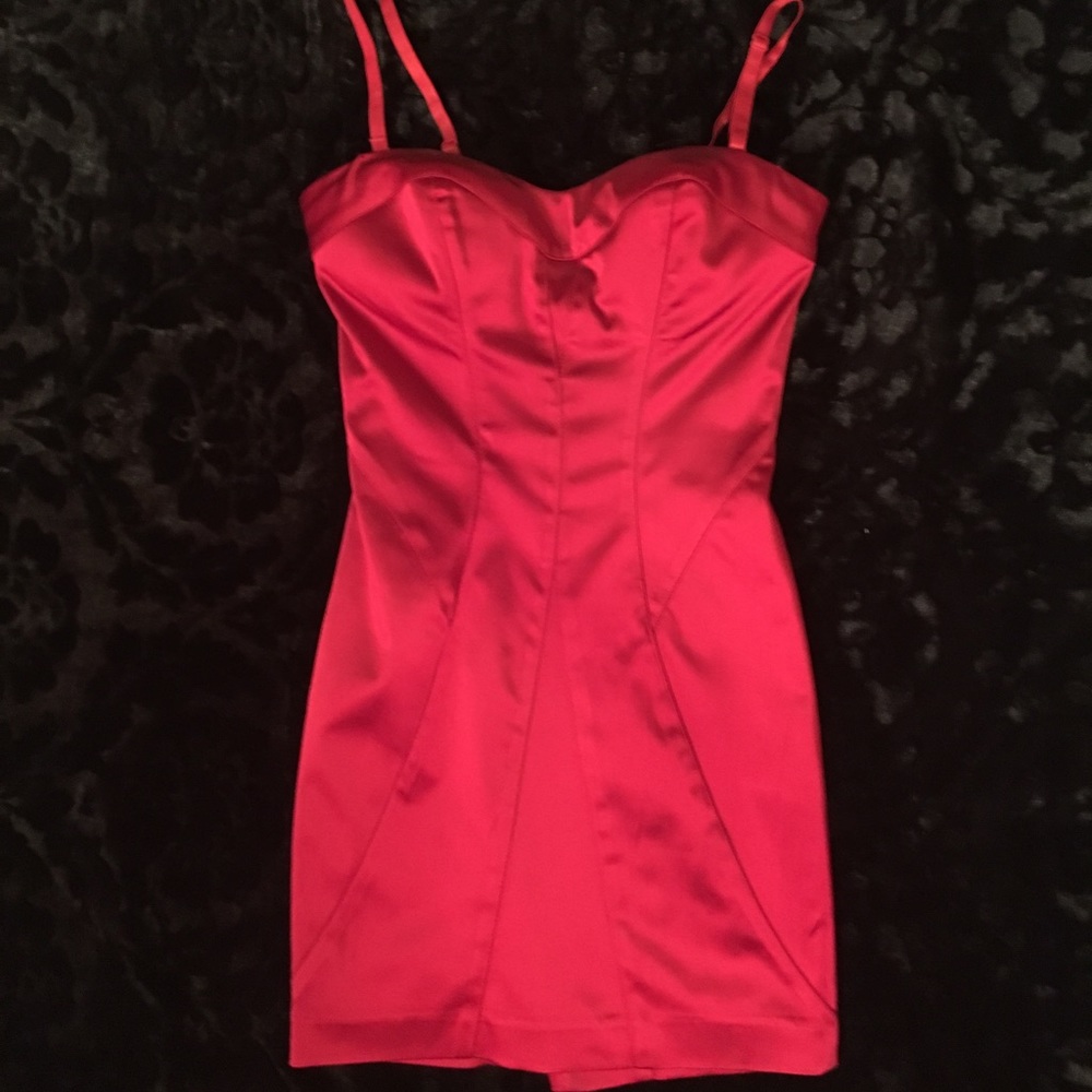 Bebe satin dress!